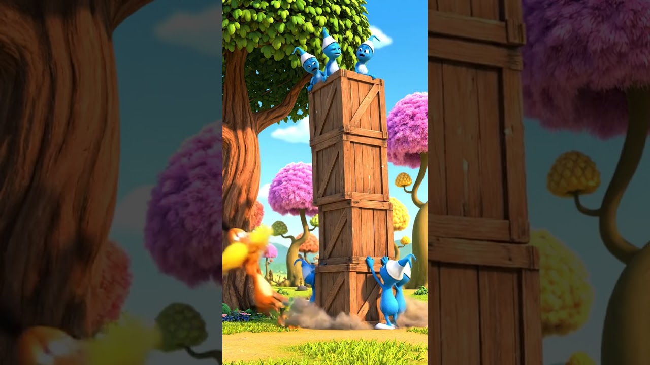 Tiny Smarf Crate Chaos 😂 | Mushroom Village Fail