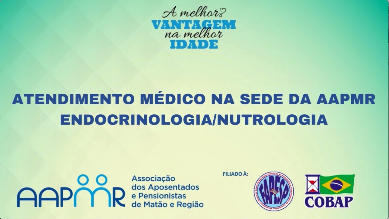 Endocrinologista e Nutrólogo na sede | Consultas acessíveis na AAPMR