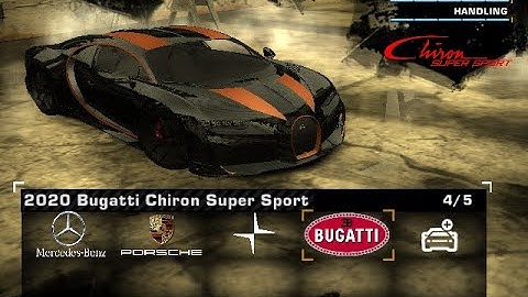 NFS Most Wanted - Bugatti Chiron Super Sport 300