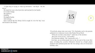 Escape from Mr. Lemoncello's Library Chapter 15