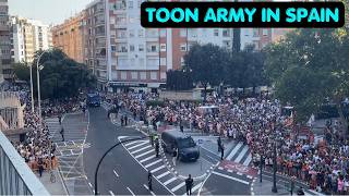 Full Newcastle Fans DID THIS in Valencia, Spain - WOW! Update