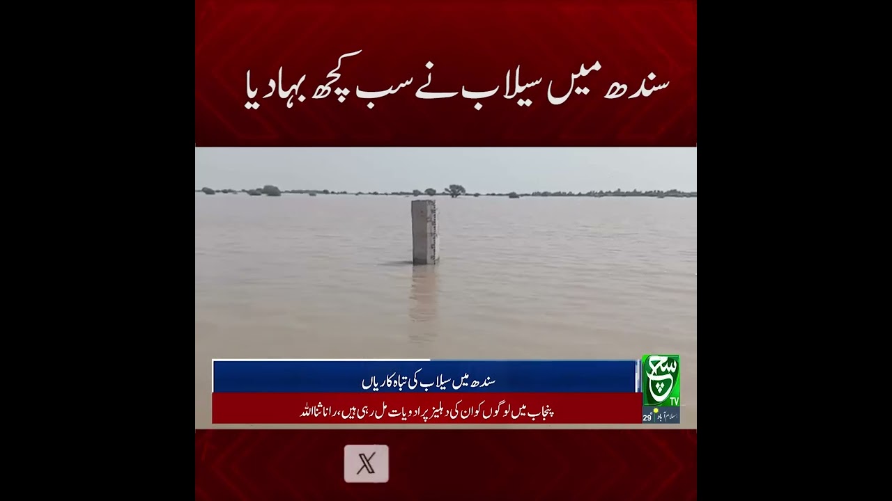 Floods Devastate Sindh: Major Destruction and Urgent Relief Efforts Underway | Such News