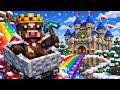 🔴Turning My Castle Into A Christmas Wonderland🥶🔴 MINECRAFT