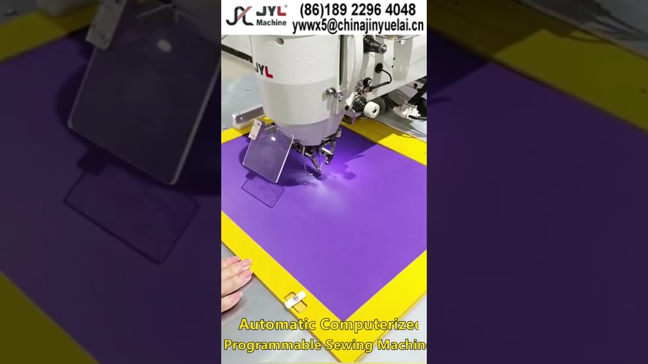 JYL Automatic Computerized Programmable Sewing Machines for shoes upper, handbag, hat and so on.