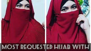 Most Requested Hijab With Niqab Tutorial Royal Hijab Corner