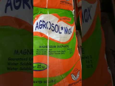 СУЛЬФАТ МАГНІЯ (магній сернокислий), фасовка 25 кг., видео 1