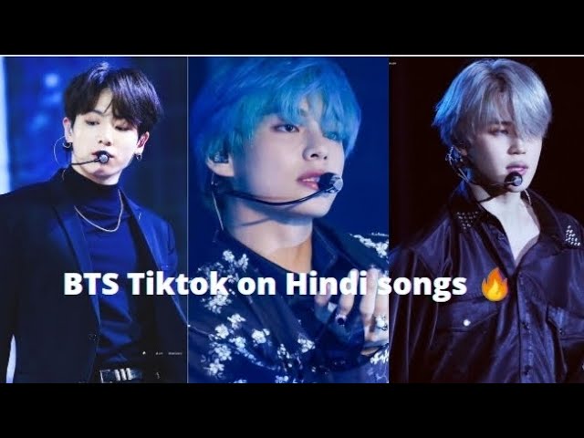 BTS Tiktok/Insta Reels On Hindi Songs ❤️😍💜🤩💗🥰💕😻💞 #bts #btstiktok class=