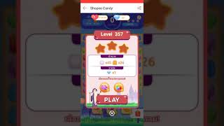 Game Shopee candy level 357 Trick and show to clear โชปี้แคนดี้ด่านที่ 357
