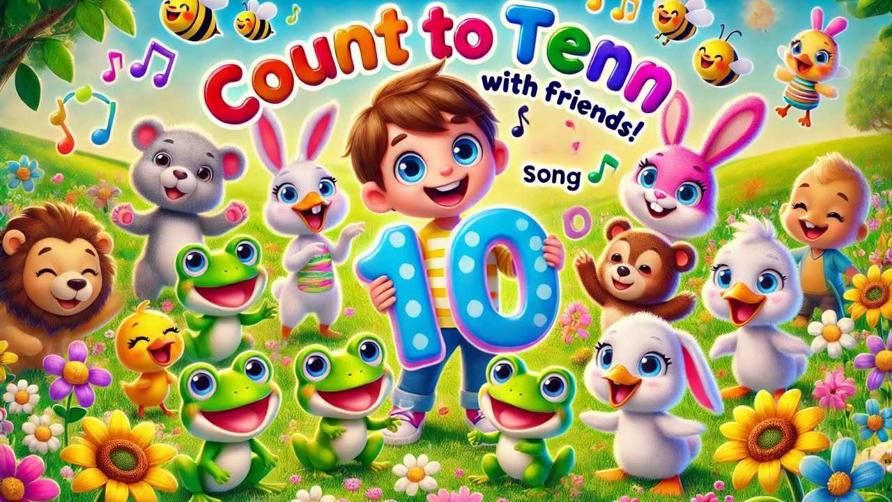 Count to Ten with Friends A Fun Counting Song for Kids  | Kids Songs & Nursery Rhymes