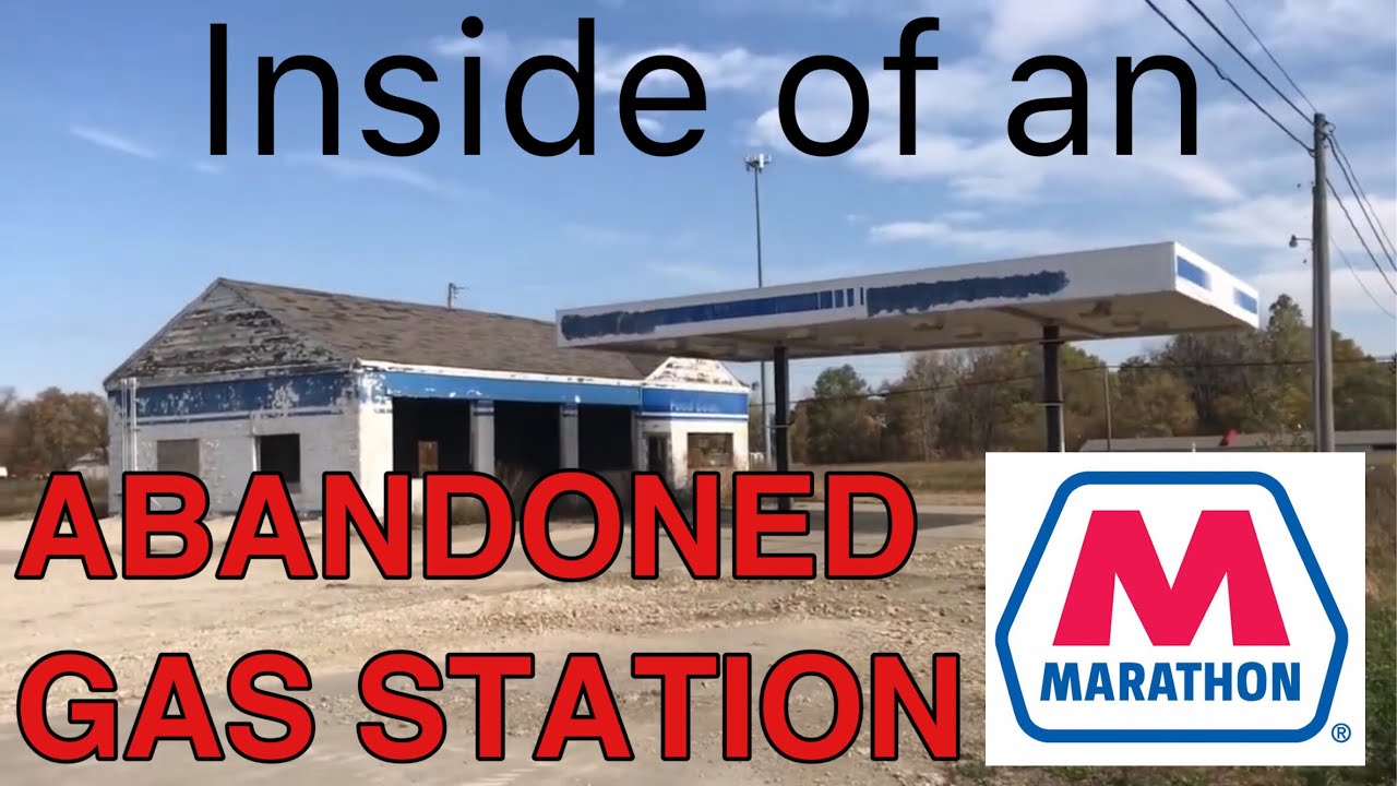 Inside of an abandoned Marathon Gas Station & Convenience store in