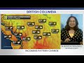 Summer heat to a drastic cooldown in British Columbia | #forecast