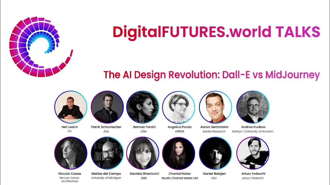 DigitalFUTURES Talk: The AI Design Revolution: DALLE vs MidJourney
