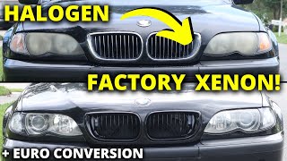 E46 Factory Xenon Retrofit (Wiring, Coding, Install + EURO Conversion!)
