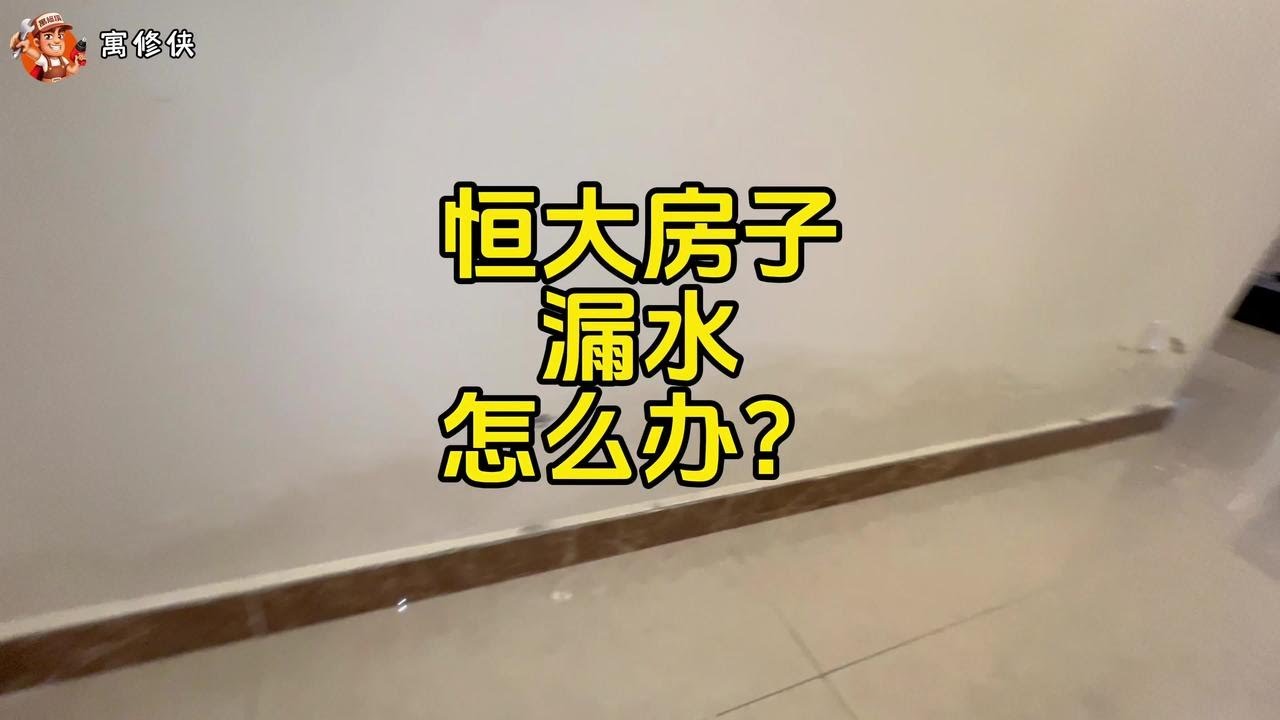 恒大房子刚入住房子就漏水，怎么办？#漏水检测精准定位