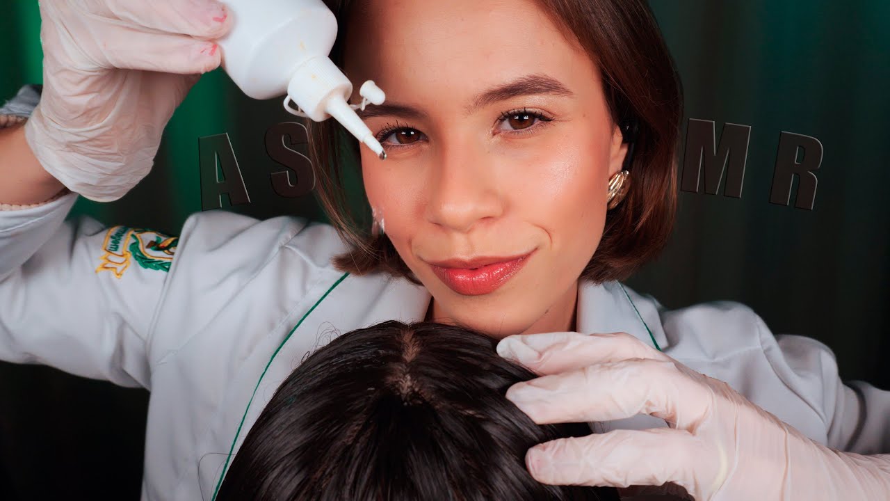 Examinando e Tratando seu Couro Cabeludo & ROSTO  |  Roleplay Dermatologista Relaxante