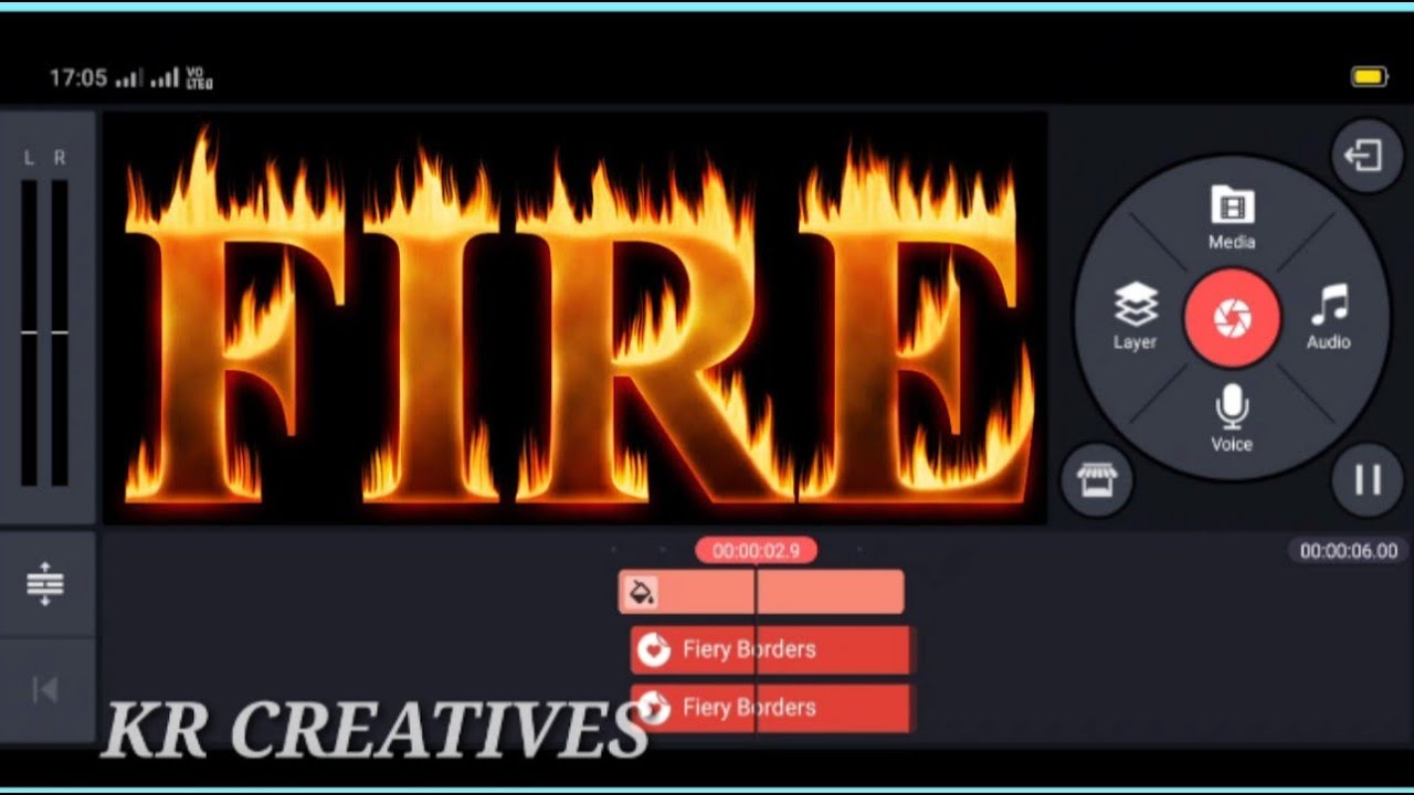 Fire text effect kinemaster tutorial /KINEMASTER Tutorial Video Editing