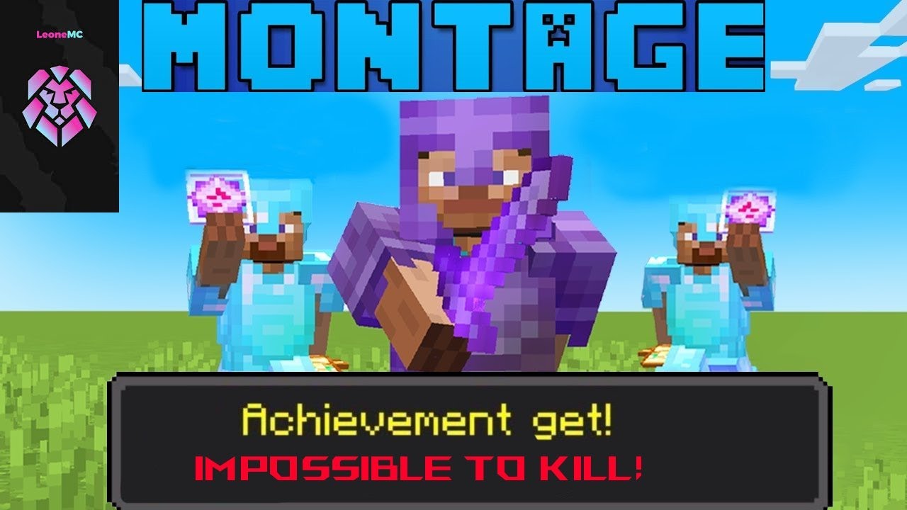 MONTAGE! Defeating the Most Unbeatable Player in LeoneMC Server ...