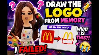 Can I Draw These Logos From Memory? (Roblox Challenge)