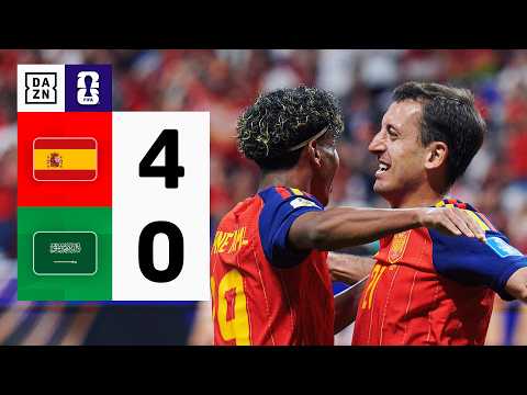España vs Arabia Saudí (4-0) | Resumen y goles | Highlights Copa Mundial de la FIFA 2026™