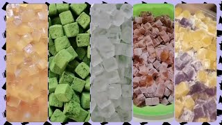 Asmr mini ice cubes▪︎crushed ice cereal▪︎crunchy ice eating 💙🧊💦 @lovelyhardiceeating614