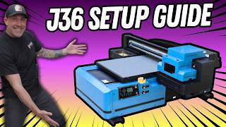 Jays Printers Ultimate J36 UV Printer Setup Guide | Unboxing, Installation & First Test Print @RISENGRINDWORKSHOP