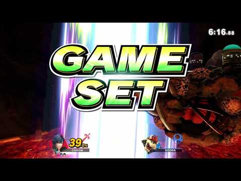 下投げから54%コンボ！そして流れで１キル撃墜#89【クロム】