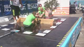 Nadine Riedls Erster Mas Wrestling Wettkampf In Ungarn Am Muscle Beach