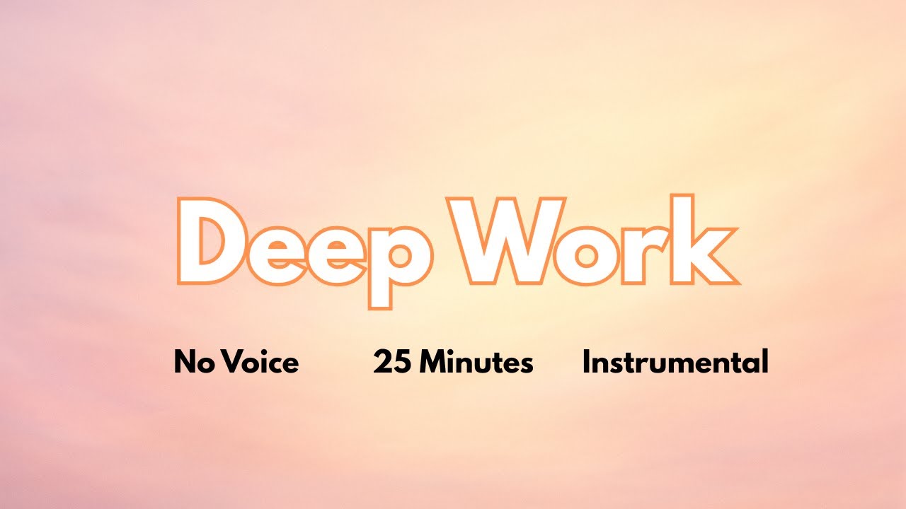 Deep Work | Steady Ambient for Study & Bible Reading