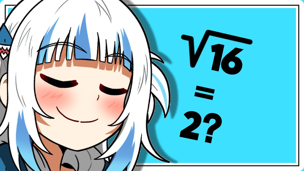 Gura once again answer a math question without wrong...【Hololive Clip】