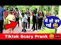 Tittok scary prank in public very funny girls reaction  cr digital network