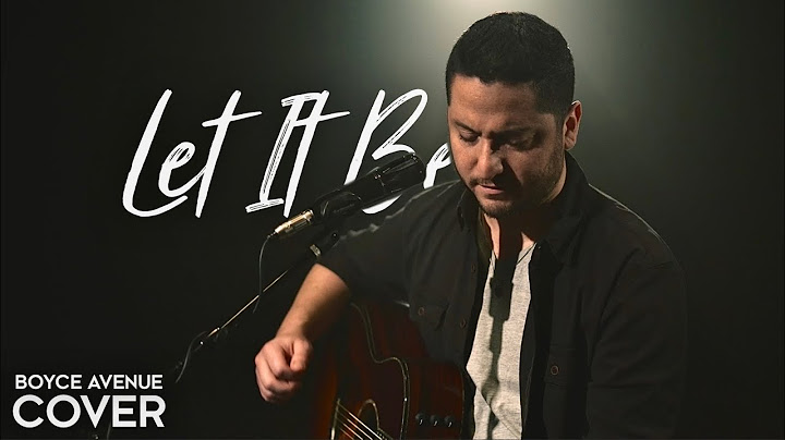 Let It Be Acoustic version - Acoustic performance video thumbnail