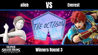 alieb (Wii Fit Trainer) vs Everest (Roy) - Ultimate Winners Round 3 - Octagon #122