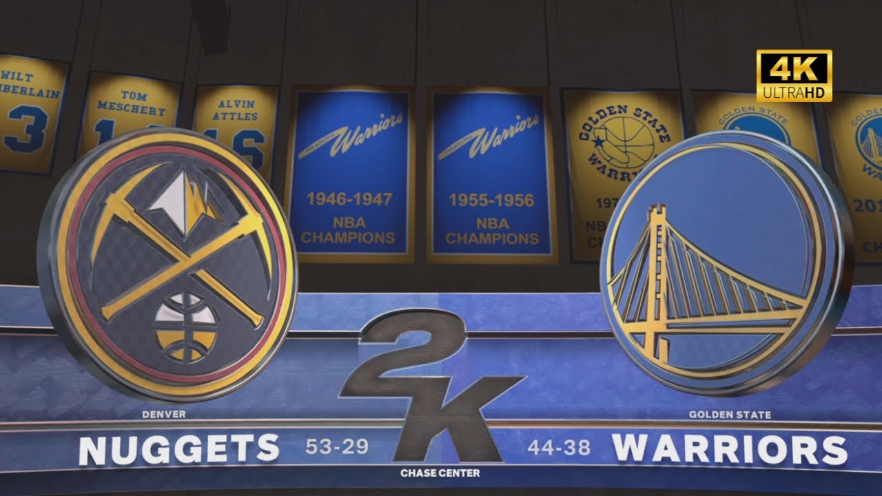 4K NBA 2K23 GAMEPLAY NUGGETS VS WARRIORS YouTube