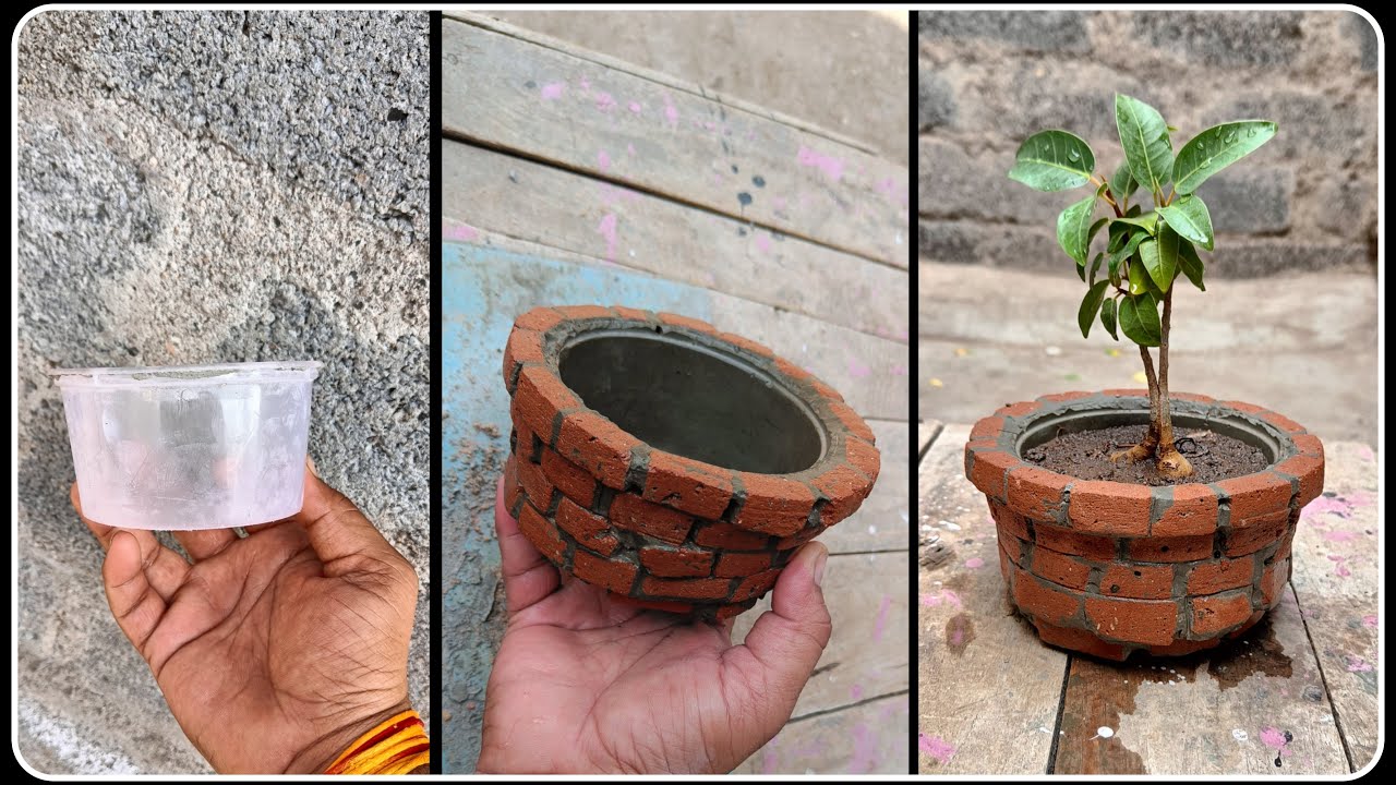 How are bonsai cement pots made step by step \ bonsai pots