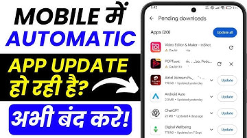 Stop Automatic App Updates Now | Google Play Auto-Update Solution | How To Disable Auto Update Apps