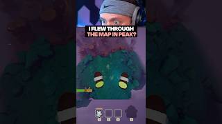 I FLEW THROUGH THE MAP IN PEAK? #shorts #peak #peakgame