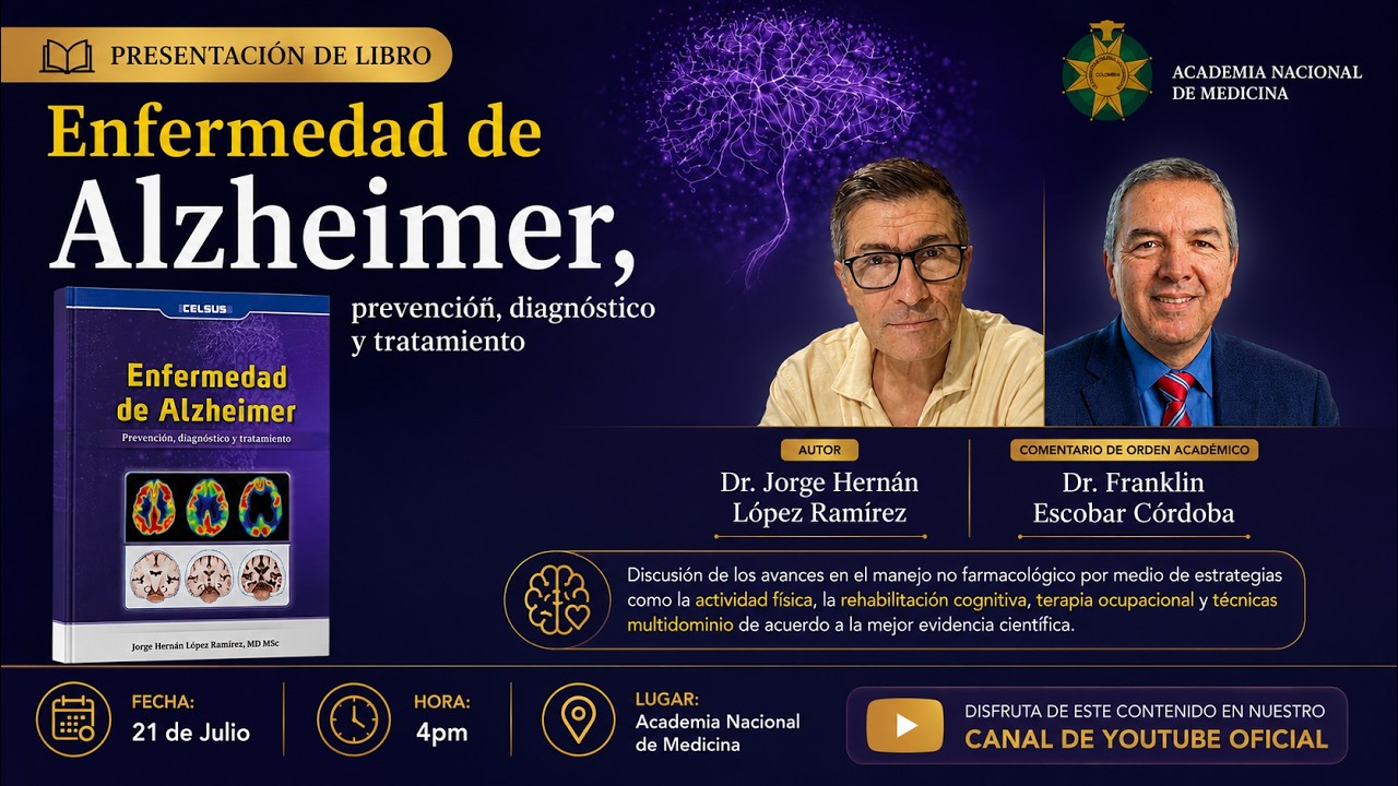 Presentación de libro - Enfermedad de Alzheimer, prevención, diagnóstico y tratamiento