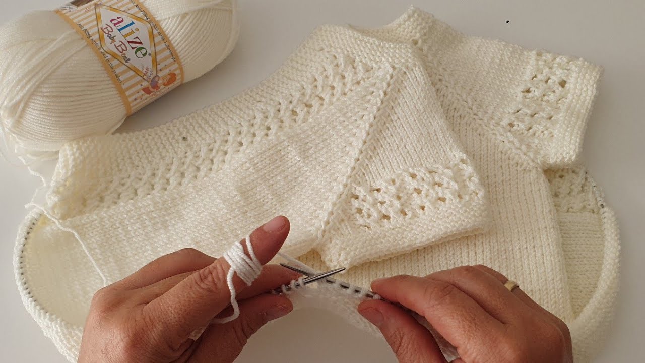 2 - 3 YAŞ YAKADAN BAŞLAMALI BEBEK YELEĞİ ♡ chaleco bebe 2-3 años ♡ 2-3 years old baby vest #easy