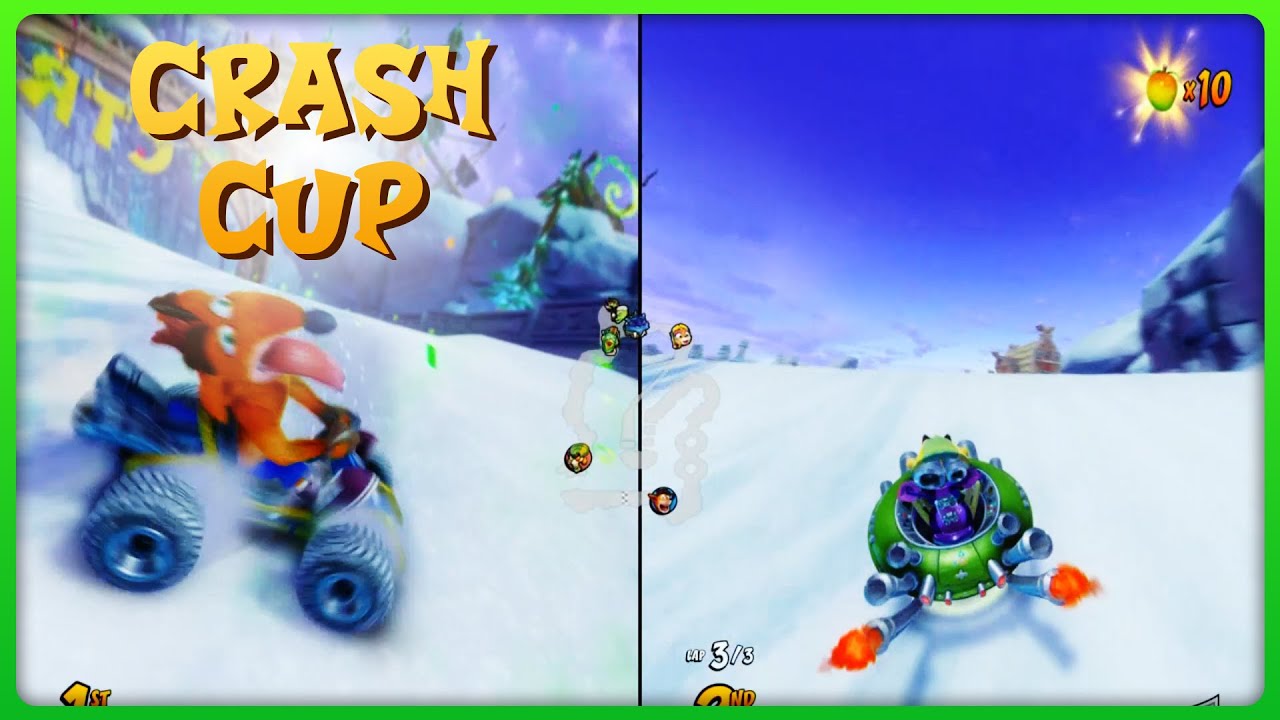 Crash Team Racing Nitro Fueled (PS4) Split Screen 4 Crash Cup YouTube