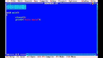 How to write a program to display a message in C