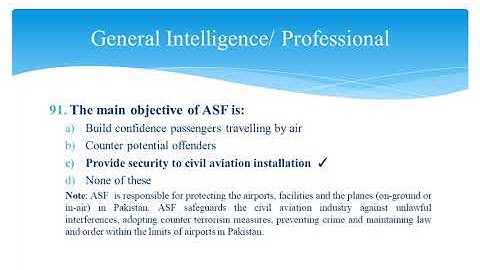 FPSC Assistant Director Intelligence Bureau (Investigation) 2019 MCQs Solved Paper || IB || Part 10