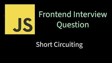 Short circuiting in under 60 seconds #frontendinterview #shorts #coding