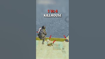 1 Vs 4 In KILLHOUSE #shorts #codm #codmobile