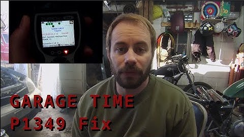 Garage Time error code p1349 toyota fix