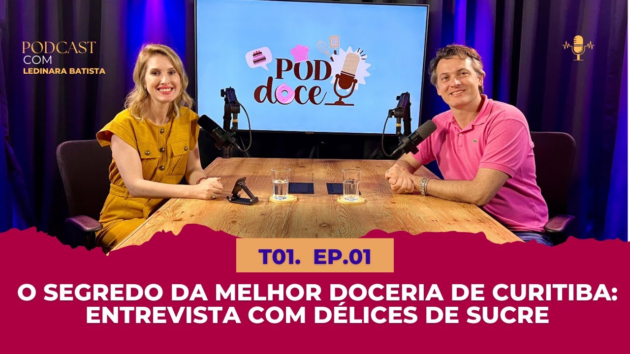 Chef Johnlee Steinsack (MasterChef Confeitaria) e a história da Délices de Sucre | POD DOCE #001