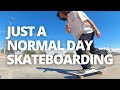 A normal day at the skate park