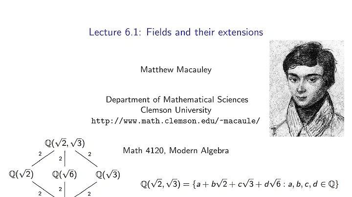 Visual Group Theory, Lecture 6.1: Fields and their...