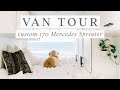 Van Tour | Custom Rossmönster Surf Van with Removable Backsplash, Oven, Toilet, Shower and More!