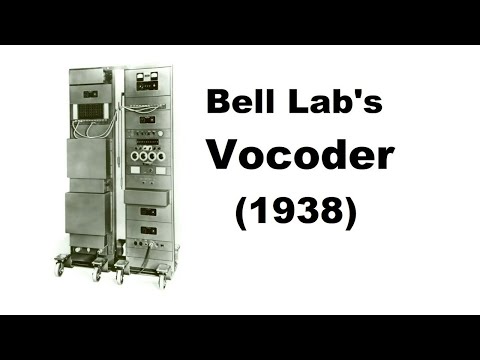 【1938 | Bell Labs' Vocoder】 Love's Old Sweet Song (First Reproducing Human Voice Electronically)