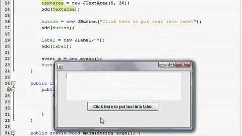 Java GUI Tutorial 28   JTextArea